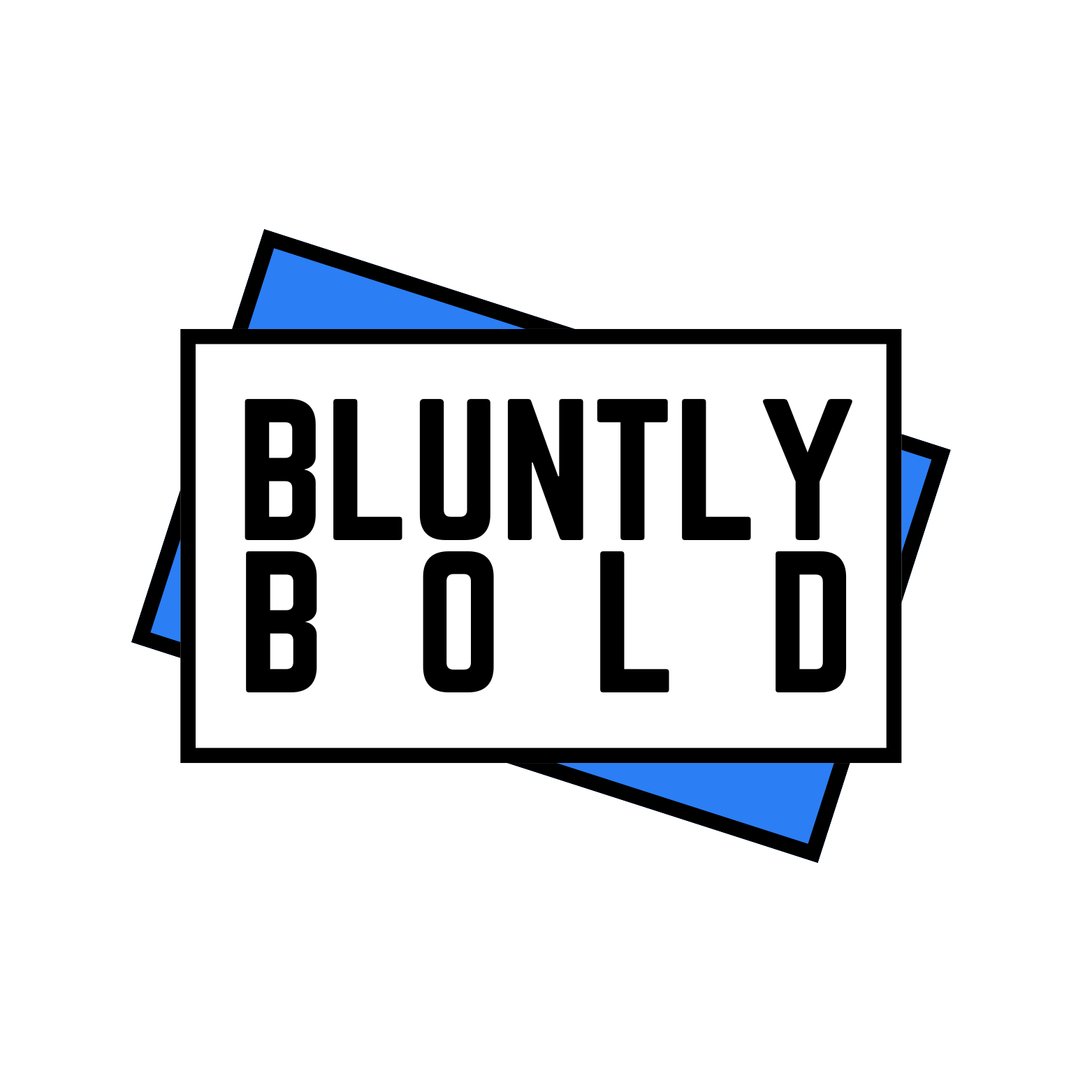 Bluntly Bold logo